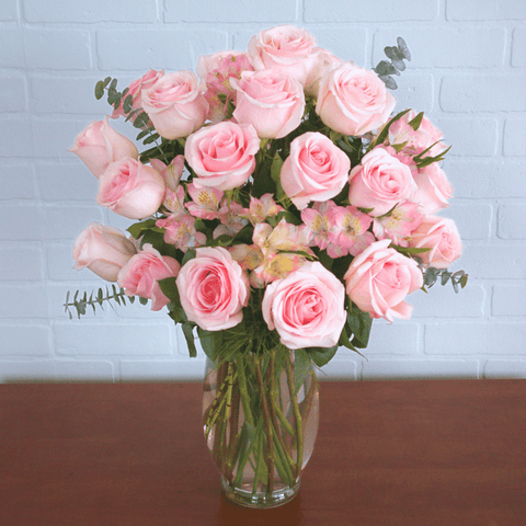 Pink Vase 2 Dozen