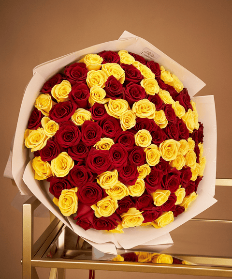 Yellow & Red Bouquet