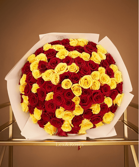 Yellow & Red Bouquet