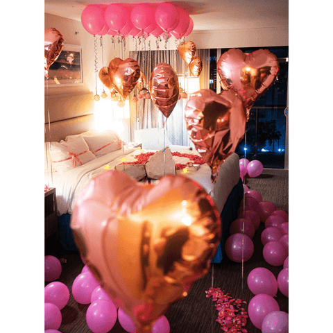 Hotel Room Decor Pink (Romantic Package)