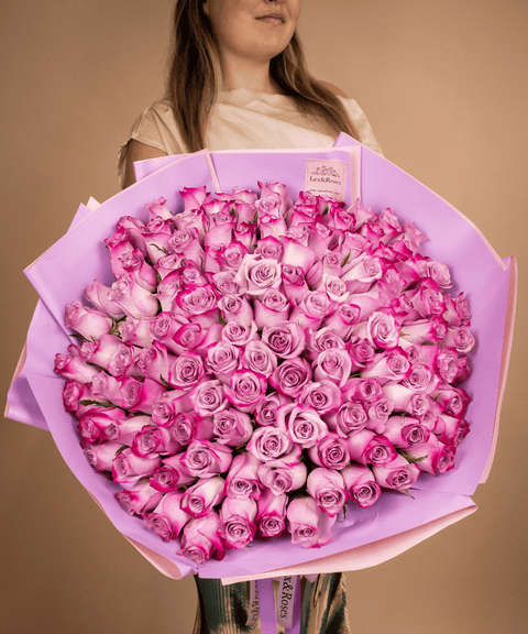 Purple Rose Bouquet