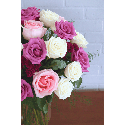 Purple Deluxe Vase 2 Dozen