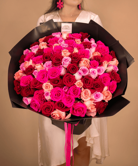 Cherry Rose Bouquet