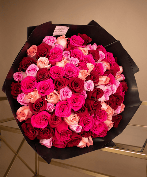 Cherry Rose Bouquet
