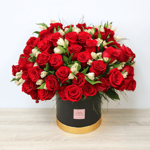 50 Box - Red Roses