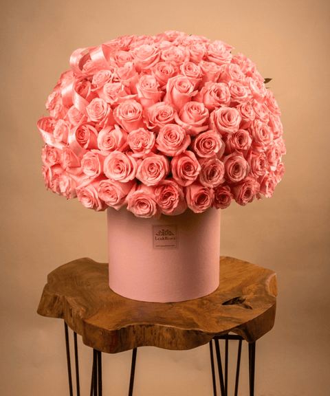Pink Roses HatBox