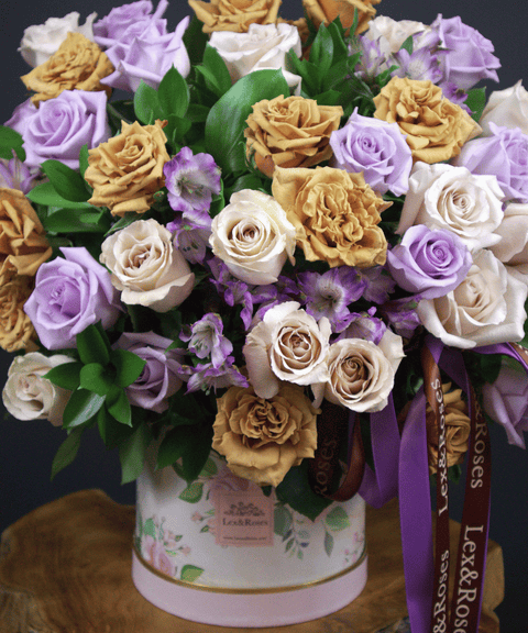 50 Box - Terracotta Roses