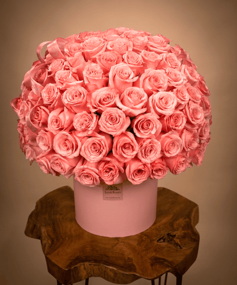 Pink Roses HatBox