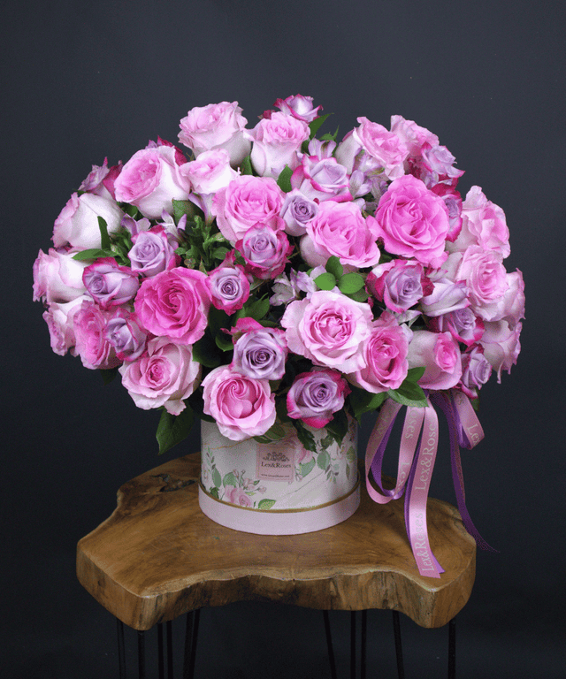 50 Box - Pink & Purple – Lex&Roses