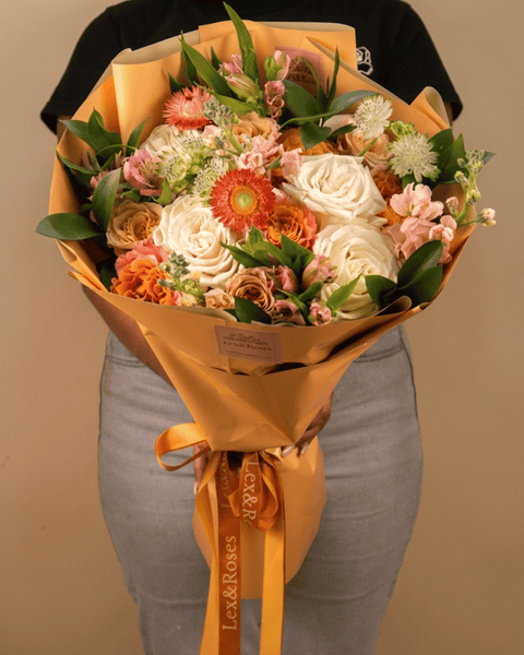 Mixed Bouquet - Peach Deluxe