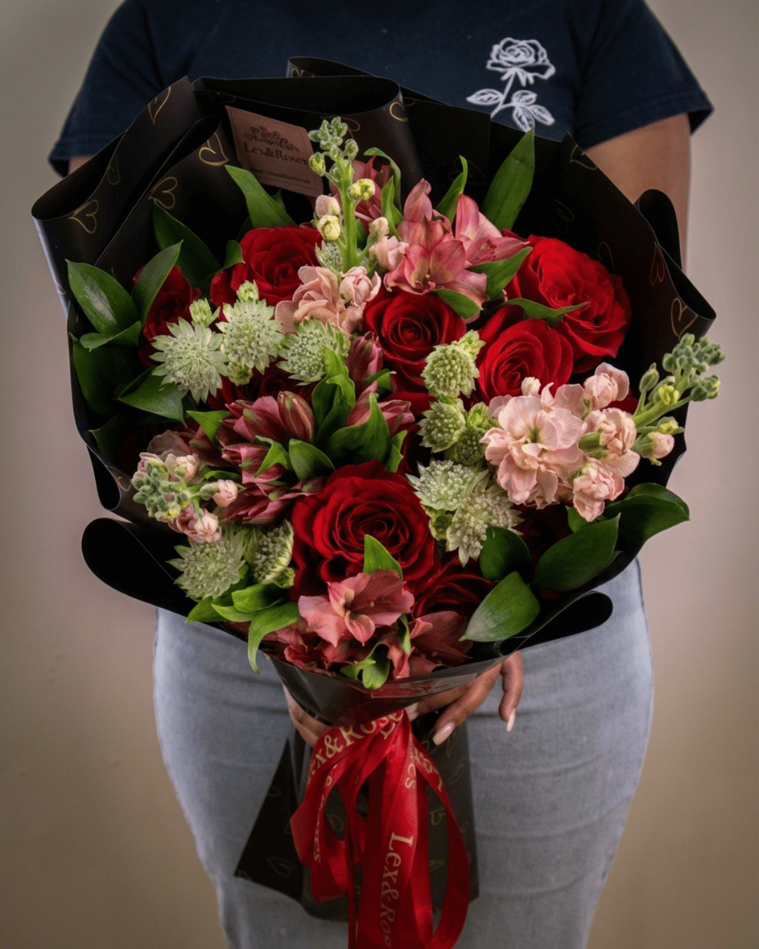 Mixed Bouquet - Red Roses – Lex&Roses
