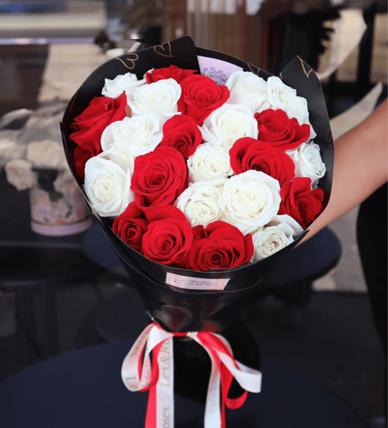 White & Red Roses - Nationwide