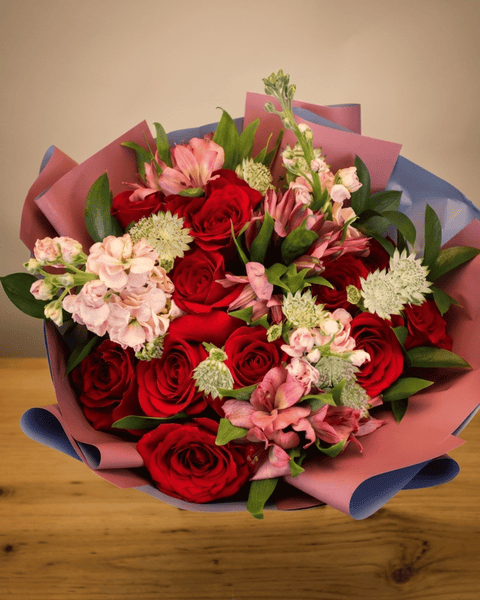 Mixed Bouquet - Red Roses