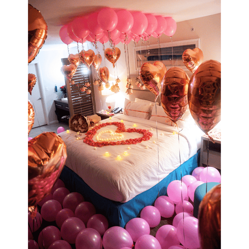 Hotel Room Decor Pink (Romantic Package)