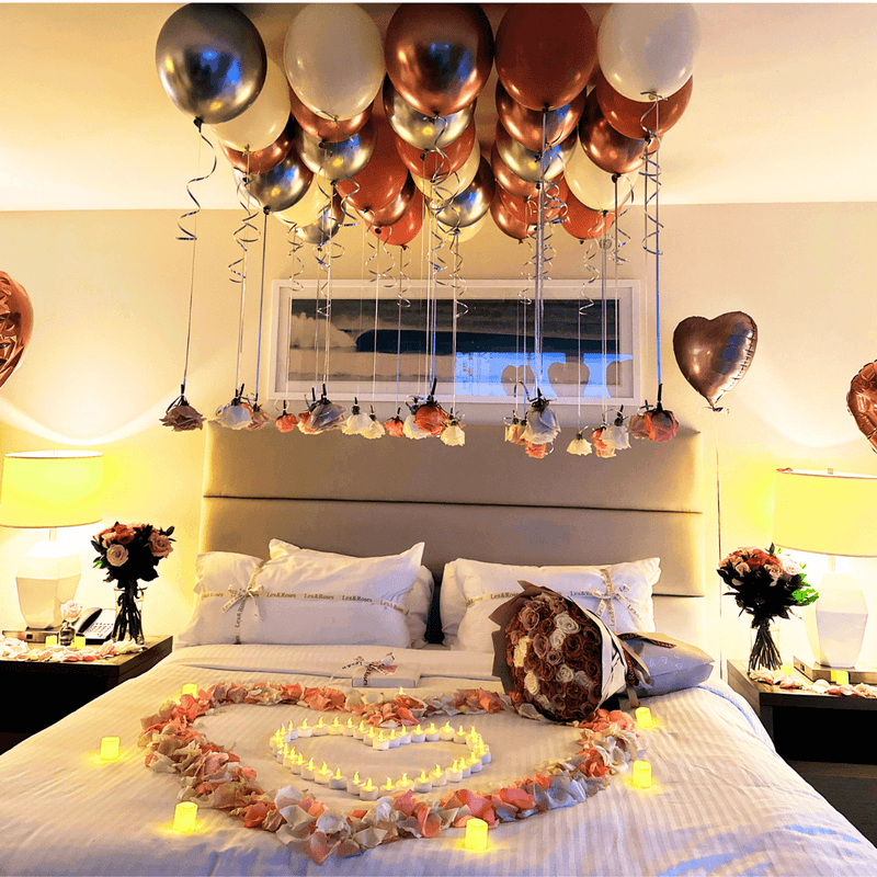 Hotel Room Decor - Rose Gold Deluxe (Premium Package)