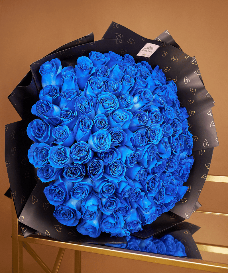 Blue Rose Bouquet - Valentines