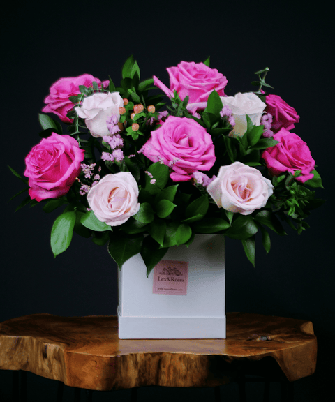 Lexi Box - Light Pink & Hot Pink