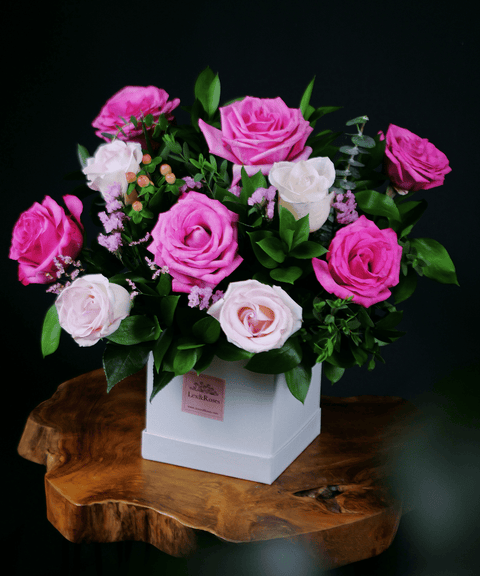 Lexi Box - Light Pink & Hot Pink