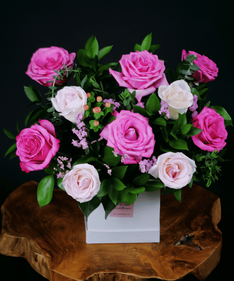 Lexi Box - Light Pink & Hot Pink
