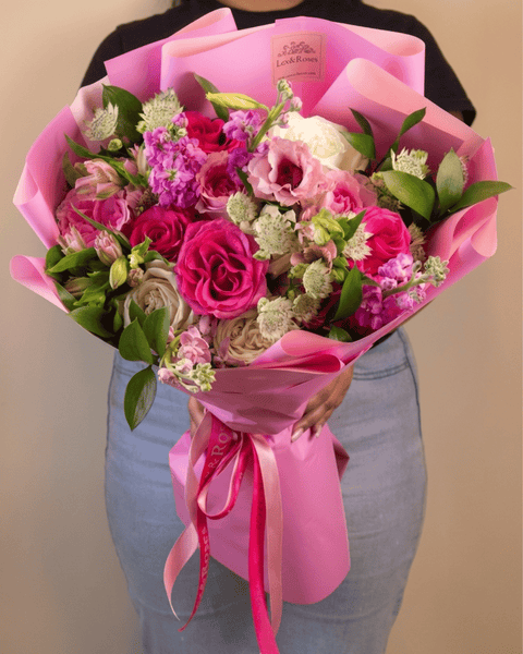 Mixed Bouquet - Hot Pink Deluxe
