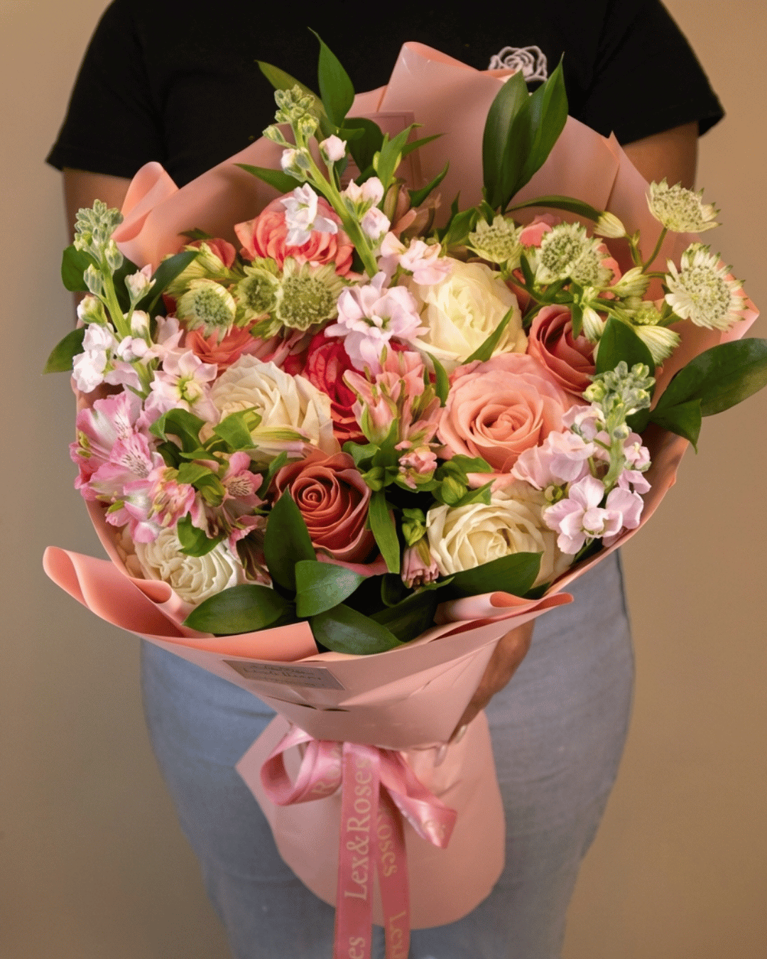 Lex Roses Mixed Bouquet - Pink Deluxe โ Lex&Roses