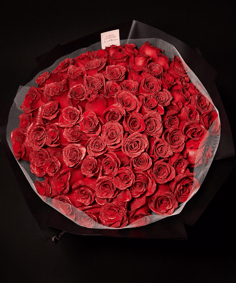 Glitter Red Roses