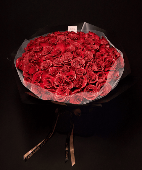 Glitter Red Roses
