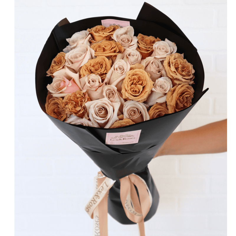 Cappuccino & Sandstone Roses - Nationwide