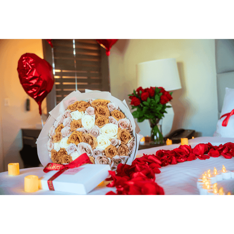 Hotel Room Decor Red (Romantic Package)