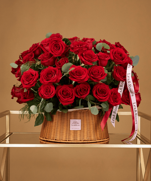 B Basket Round - Red
