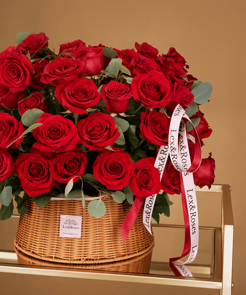 B Basket Round - Red