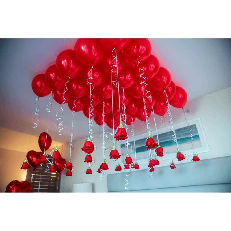 Hotel Room Decor Red (Romantic Package)