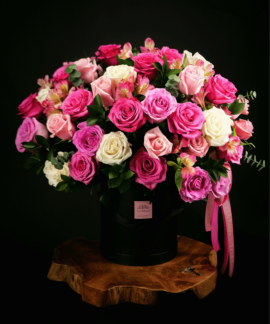 50 Box - Hot Pink Deluxe – Lex&Roses