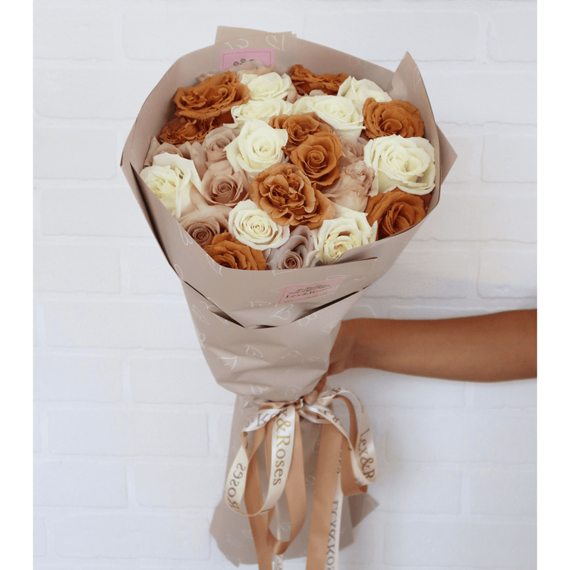 Cappuccino Deluxe Roses - Nationwide