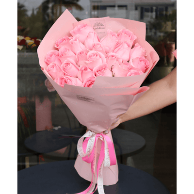 Glitter Pink Roses - Nationwide
