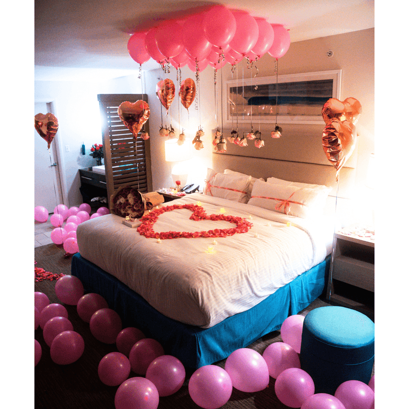 Hotel Room Decor Pink (Romantic Package)