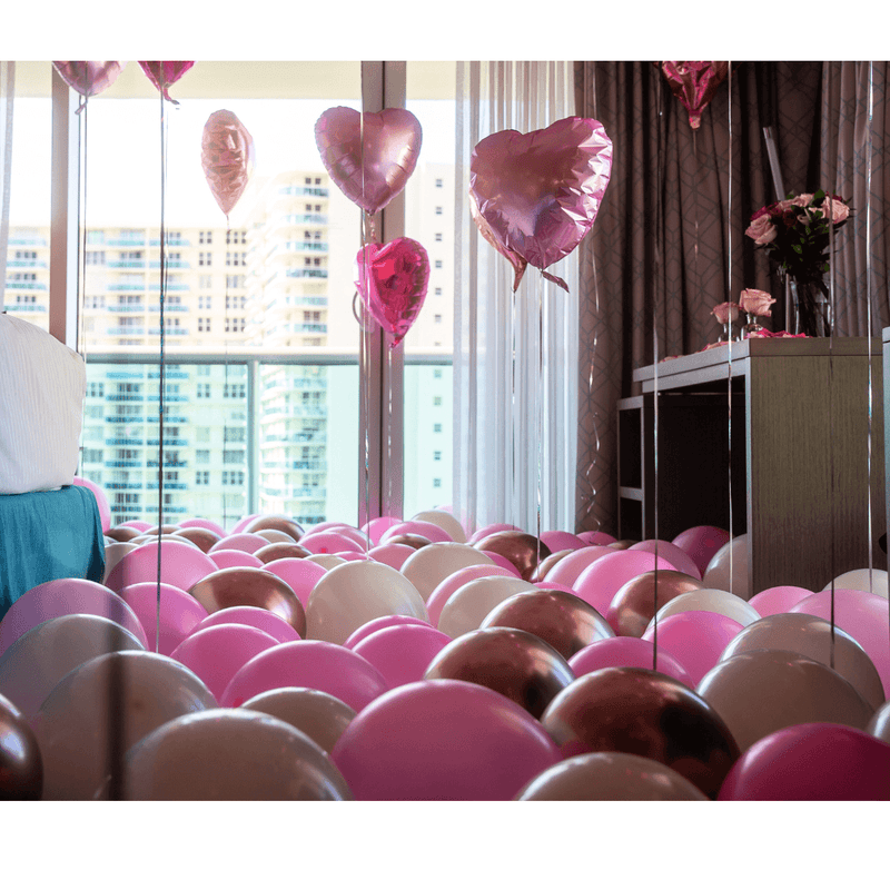 Hotel Room Decor - Hot Pink Deluxe (Premium Package)