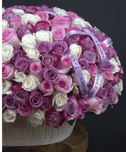 W Basket Oval - Purple Deluxe
