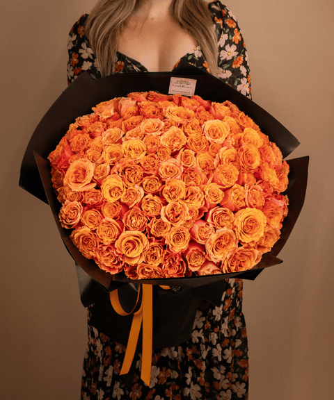 Tangerine Rose Bouquet