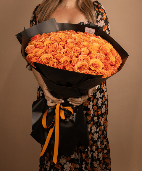 Tangerine Rose Bouquet