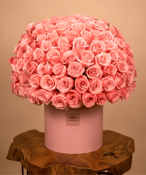 Pink Roses HatBox