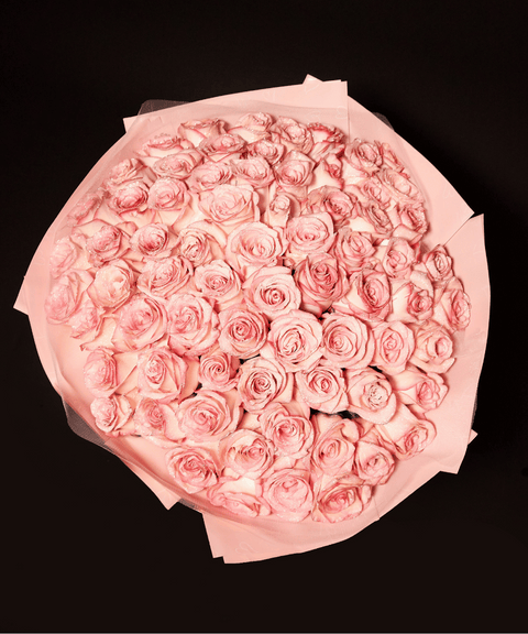 Glitter Light Pink Roses