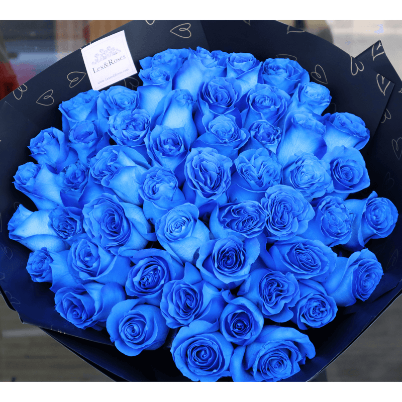 Blue Rose Bouquet