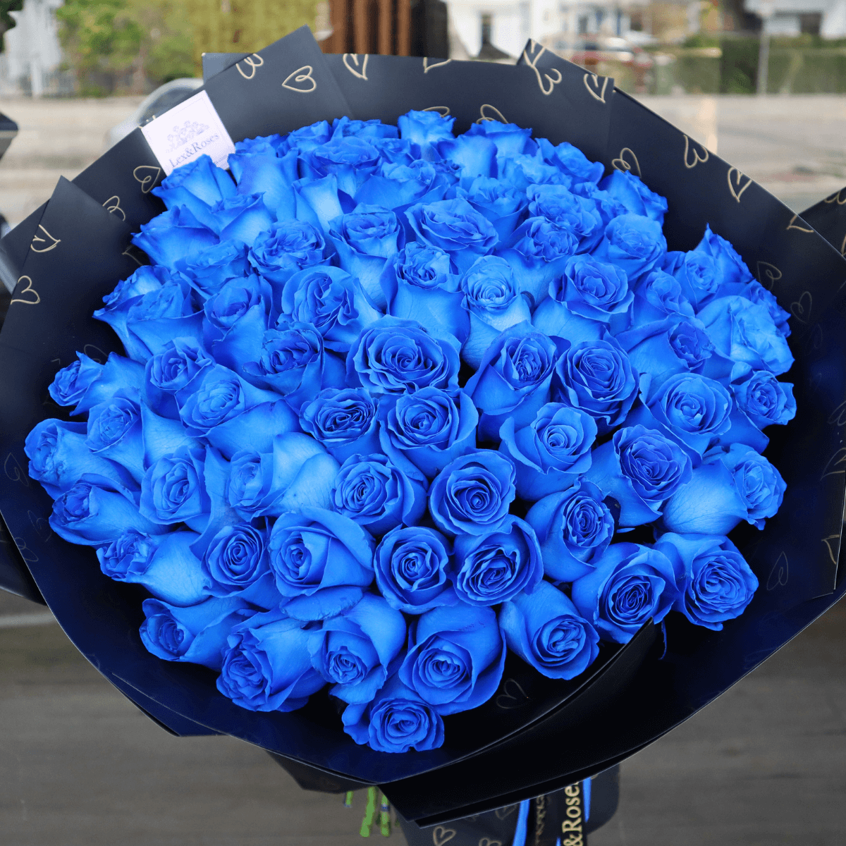 Blue Rose Bouquet – Lex&Roses