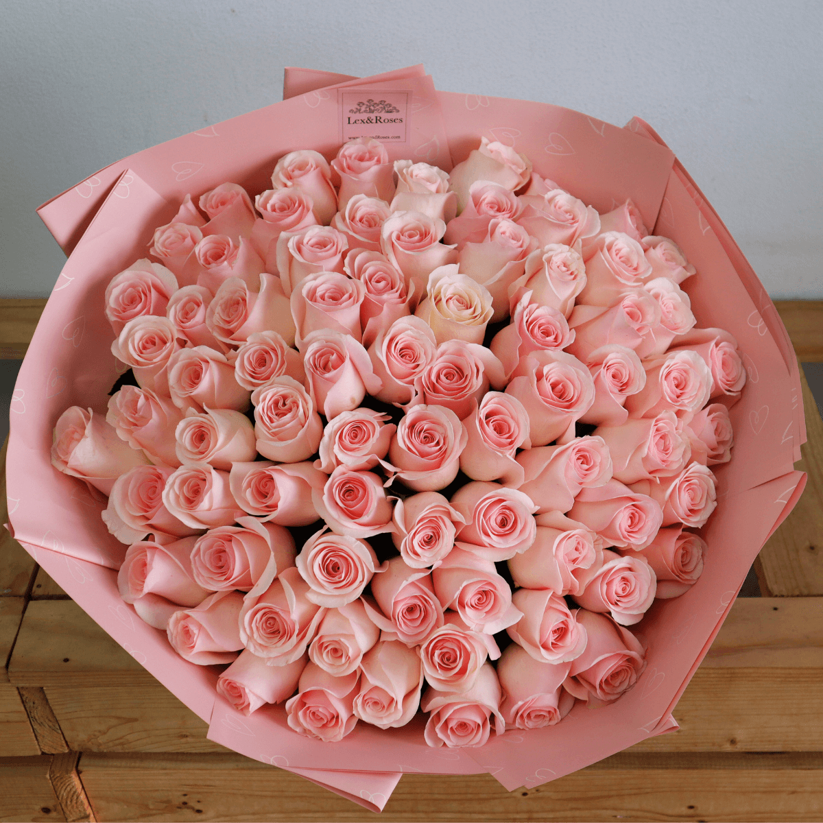 Glitter Pink Roses - Nationwide – Lex&Roses