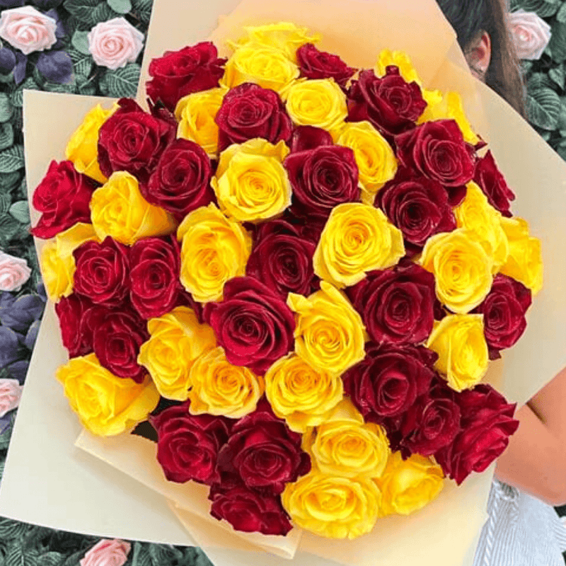 Yellow & Red Bouquet