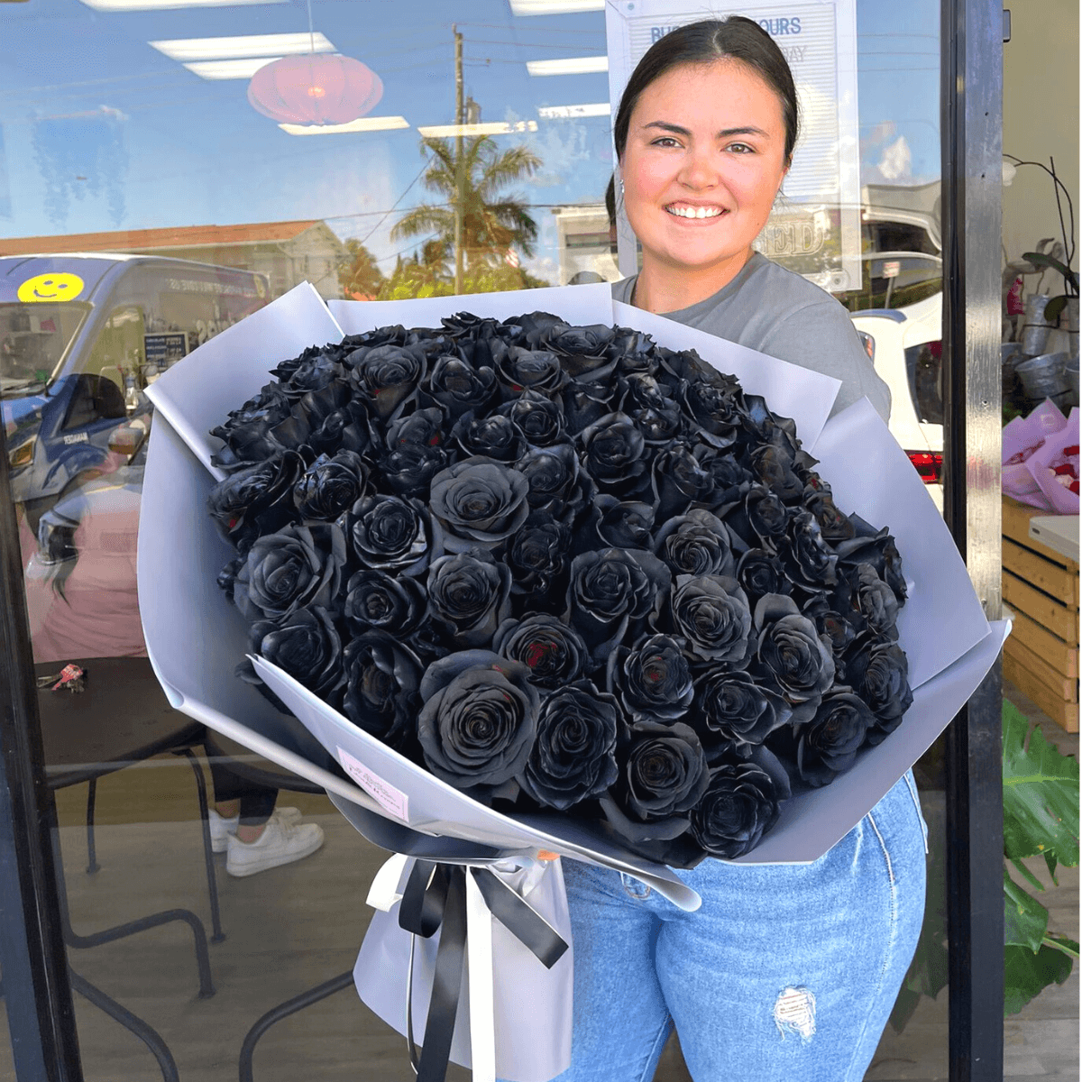Black Rose Bouquet – Lex&Roses